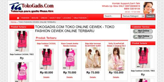 TokoGadis.com, pusat fashion wanita terlengkap