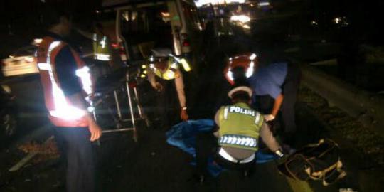 Kuda vs truk di Tol Slipi arah Semanggi, 1 orang tewas