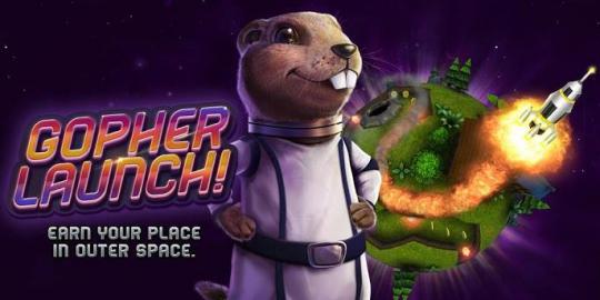 Gopher Launch, petualangan ke luar angkasa si tikus tanah
