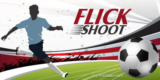 Uji ketepatan tendangan dalam game Flick Shoot