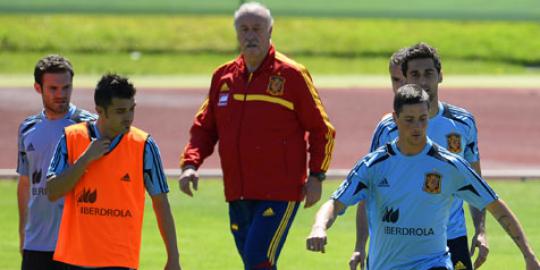 Del Bosque tak jamin posisi bagi skuad Spanyol U-21