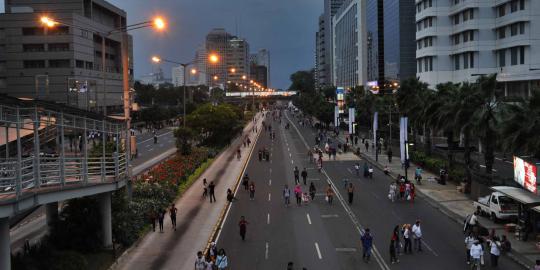 Ini ruas jalan yang ditutup saat Jakarta Night Festival 22 Juni
