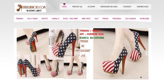 DeBellaShoes.com, surga para wanita pecinta sepatu