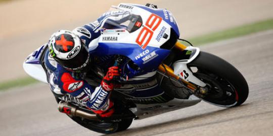 Lorenzo puas bisa terdepan di uji coba Aragon