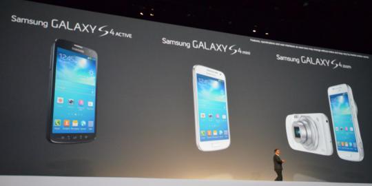 Samsung secara resmi perkenalkan 3 varian baru Galaxy S4