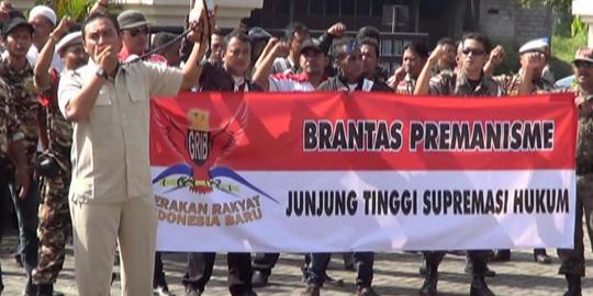 5 Aksi dukungan terhadap Kopassus di sidang Cebongan