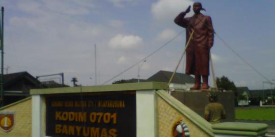 Patung Jenderal Soedirman didirikan di Kodim Banyumas