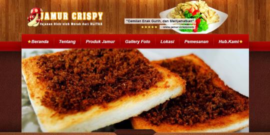 Mencicip jamur krispi lezat dari situs Jamur-Crispy.com