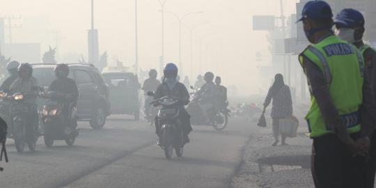 Kabut asap masih pekat, warga Dumai berencana ngungsi