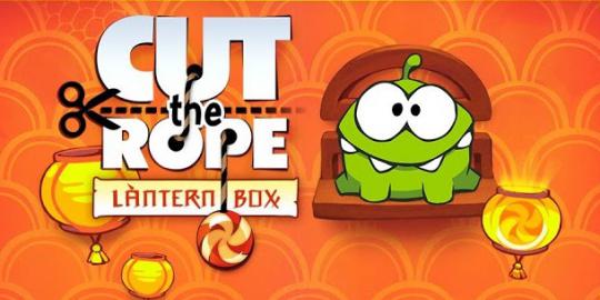 Bantu monster Om Nom mendapatkan permen dalam Cut the Rope