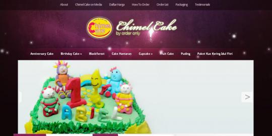 Temukan aneka kue lezat di dapur Chimelcake.com