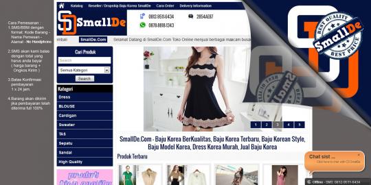 Tampil gaya dengan fashion ala Korea dari SmallDe.com