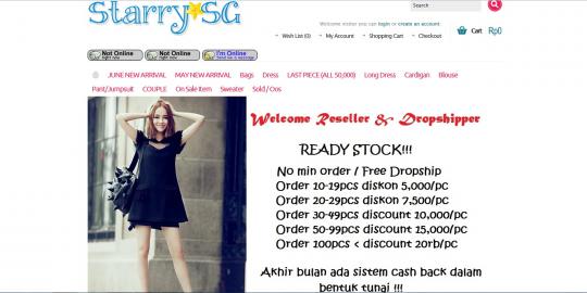 Jajal bisnis fashion online bersama StarrySg.net