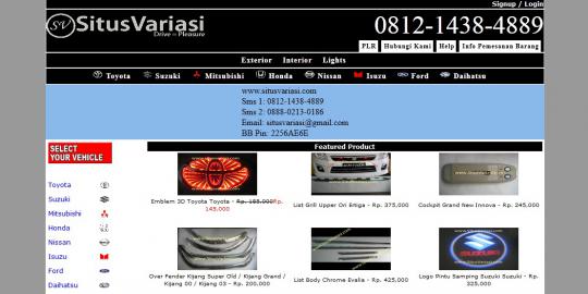 Percantik penampilan mobil kesayangan dengan SitusVariasi.com