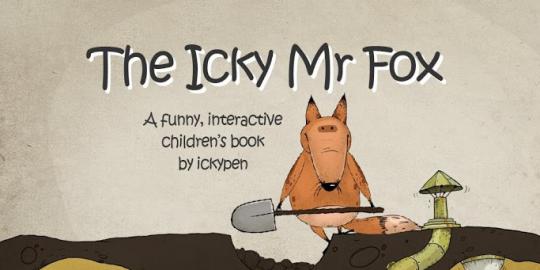 Tumbuhkan minat baca anak dengan aplikasi The Icky Mr Fox