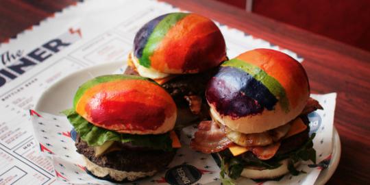 Rayakan Gay Pride, restoran di London sajikan burger pelangi