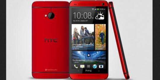 HTC One warna merah tersedia pertengahan Juli di Inggris