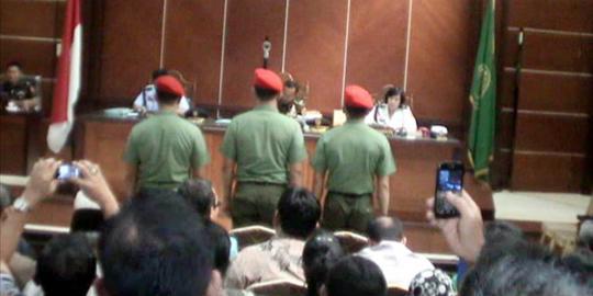 Sidang putusan sela, Majelis Hakim tolak eksepsi 12 Kopassus