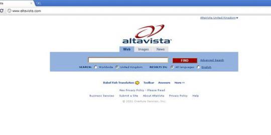 Sayounara Altavista!