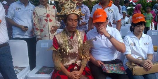 Kostum unik Jokowi di Jakarnaval 2013