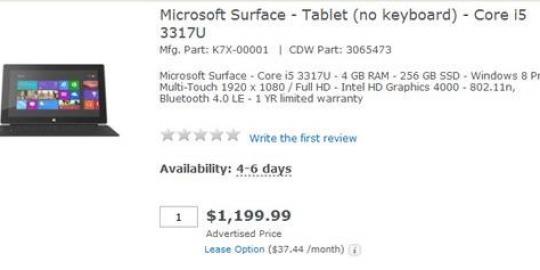 Microsoft: Tablet Surface Pro 256GB sedang dalam pengerjaan