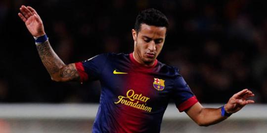 Barca setuju lepas Thiago Alcantara ke United