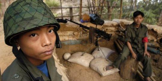Myanmar bebaskan 42 tentara anak