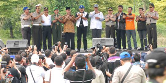 Reli wisata Borobudur-Prambanan sebarkan virus aman berkendara