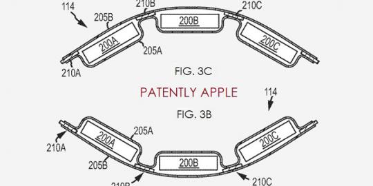 Apple patenkan baterai fleksibel untuk iWatch?