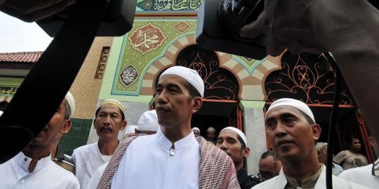 Jokowi: Ulama-warga saling mengingatkan untuk makmurkan masjid