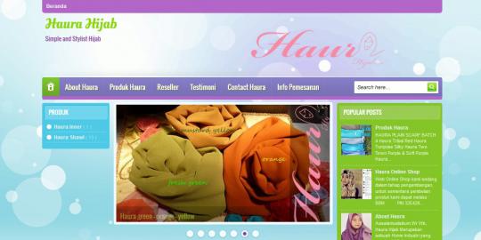 Tampil cantik dengan produk dari Haura Hijab  merdeka.com