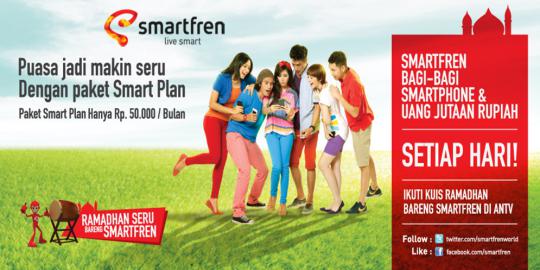 Smartfren bagi-bagi THR puluhan juta dan smartphone gratis