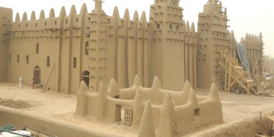 Masjid Agung Djenne, bangunan lumpur simbol Islam Mali