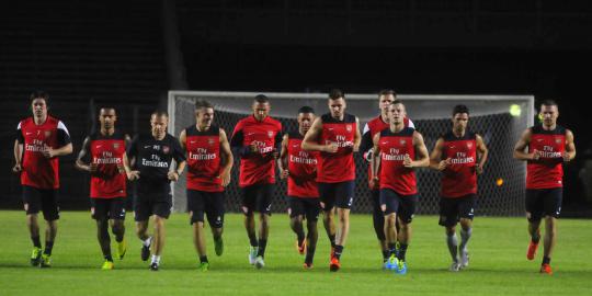 Mengintip persiapan pemain Arsenal hadapi Timnas Garuda