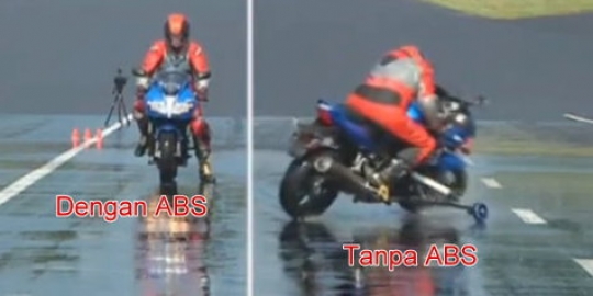 Sepeda motor sangat perlu rem ABS!