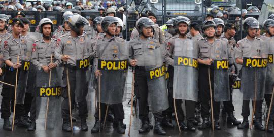 1600 Polisi jaga pengundian nomor urut peserta Pilgub Jatim
