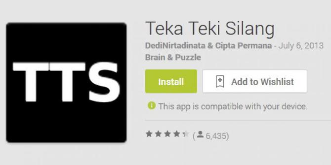 Asah kemampuan otak dengan game Teka Teki Silang