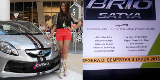 Honda Brio Satya Indonesia dipastikan bermesin 1.200 CC