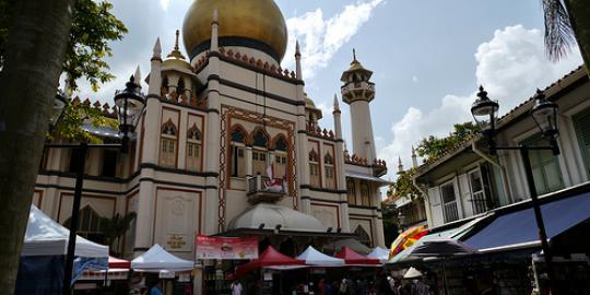 Masjid di Singapura selalu berdesak-desakan saat puasa