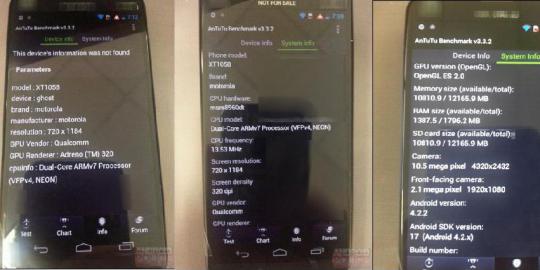 Ini spesifikasi resmi Motorola Moto X