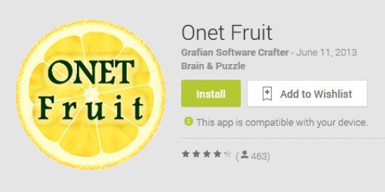 Uji ketelitian dan strategi dalam game Onet Fruit