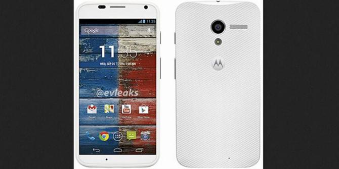Motorola Moto X tampil dengan warna putih  merdeka.com