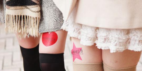 Biro iklan di Jepang gunakan paha perempuan buat beriklan