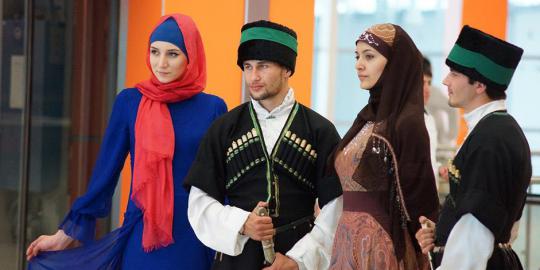 Gaya fesyen muslim Rusia tarik perhatian dunia