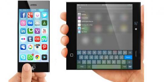 iPhone 6 konsep, gabungan smartphone dan tablet