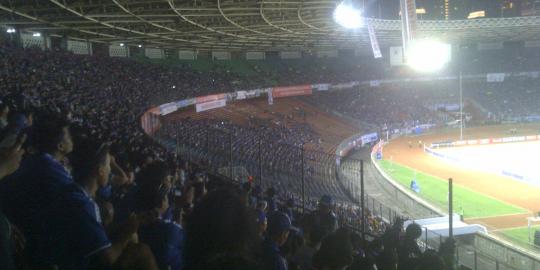 Fans Chelsea sudah penuhi Stadion GBK