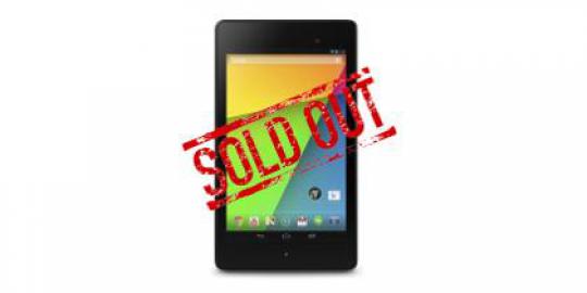 Baru dirilis, Nexus 7 sudah habis dipesan