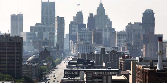 Ini wujud kota Detroit yang bangkrut