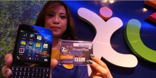 XL luncurkan bundling BlackBerry Q5