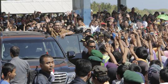 SBY blusukan ke desa nelayan di Jember